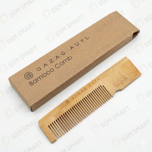 Бамбуковая расческа для отелей с логотипом | Eco amenities