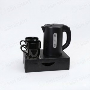 Чайная станция для отелей с чайником | Welcome tray с индикатором воды 0.8 л