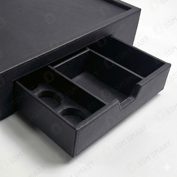 Премиальная чайная станция для отелей из экокожи | Welcome tray