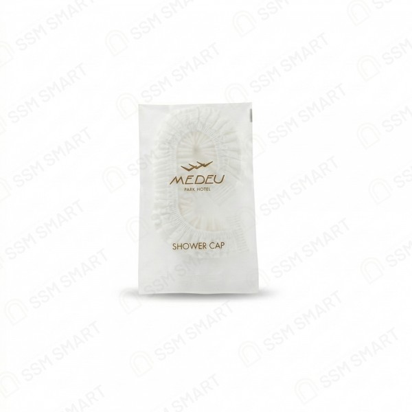 Шапочка для душа для отелей с логотипом | Индивидуальная упаковка